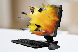 Exploding computer