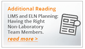 Blog: LIMS and ELN Planning Team Members