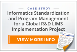 Informatics Standardization and Program Management for a Global R&D LIMS Implementation Project